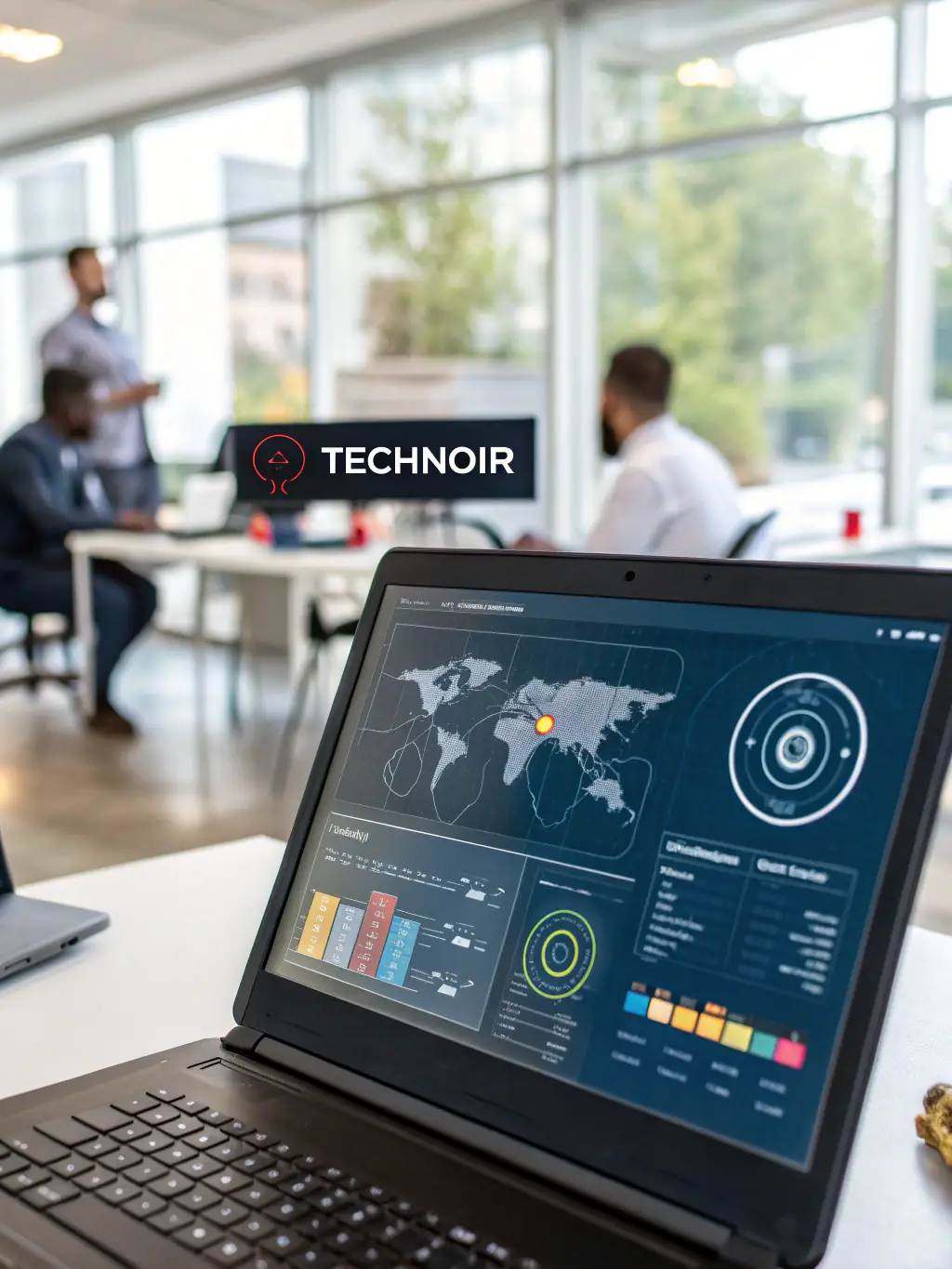 A computer screen displaying cybersecurity alerts, emphasizing the growing threat of data breaches and the need for legal protection.